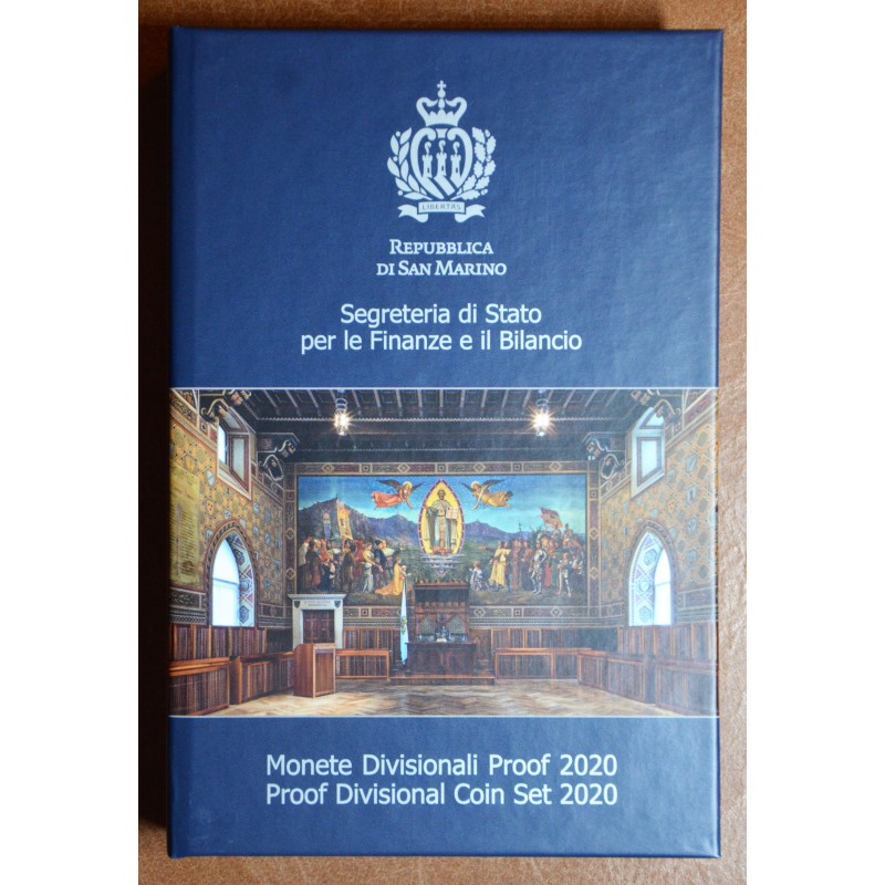 euroerme érme San Marino 2020 - 10 részes forgalmi sor (Proof)