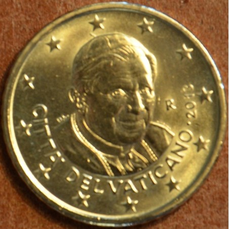 Euromince mince 50 cent Vatikán Benedikt XVI. 2013 (BU)