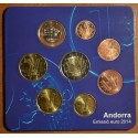 Andorra 2014 set of 8 Euro coins (UNC)