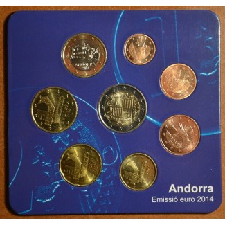 Euromince mince Sada 8 mincí Andorra 2014 (UNC)