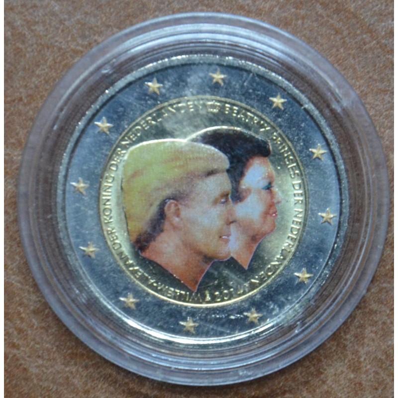 eurocoin eurocoins 2 Euro Netherlands 2014 - Double portrait (color...