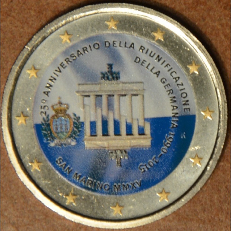eurocoin eurocoins 2 Euro San Marino 2015 - German Reunification (c...