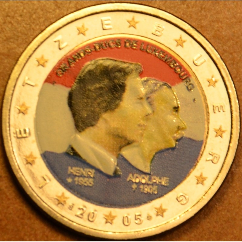 Euromince mince 2 Euro Luxembursko 2005 - 50. výročie narodenia veľ...