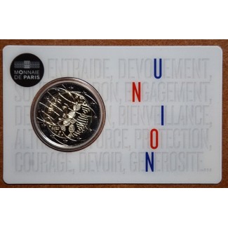 Euromince mince 2 Euro Francúzsko 2020 - Zdravotný výskum: Union (B...