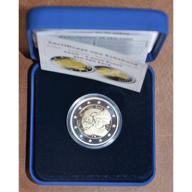 Euromince mince 2 Euro Belgicko 2020 - Jan van Eyck (Proof)