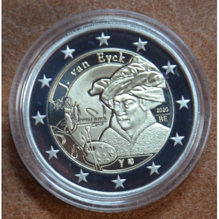 Euromince mince 2 Euro Belgicko 2020 - Jan van Eyck (Proof)