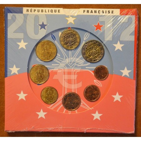 euroerme érme Franciaország 2012 - 8 részes forgalmi sor (BU)