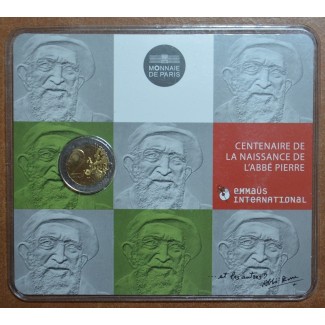 Euromince mince 2 Euro Francúzsko 2012 -100. výročie narodenia Abbé...