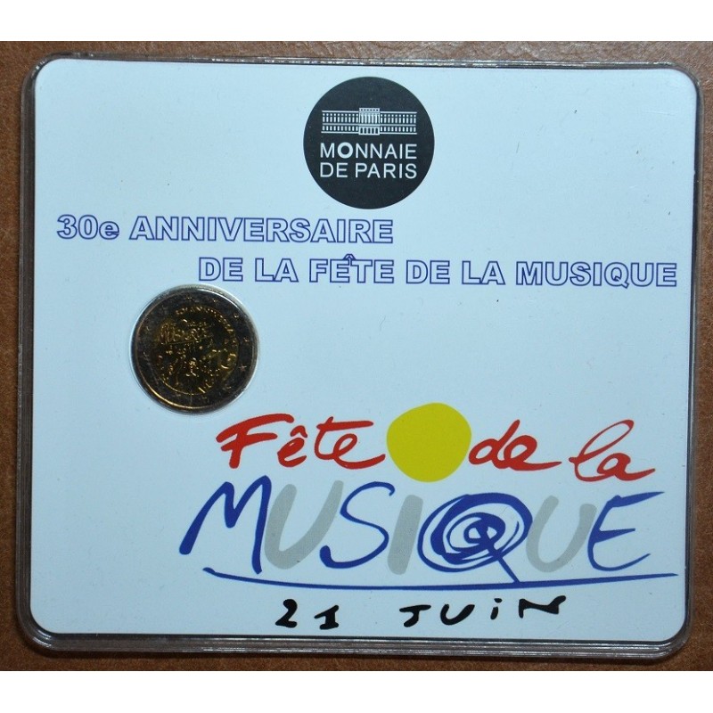 euroerme érme 2 Euro Franciaország 2011 - A zene napja 30. évfordul...