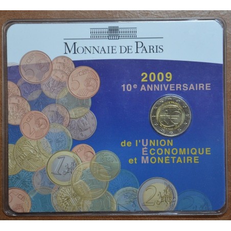 eurocoin eurocoins 2 Euro France 2009 - 10th Anniversary of the Int...