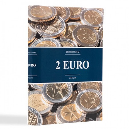 Euromince mince Vreckový album Leuchtturm na 48 mincí 2 Euro