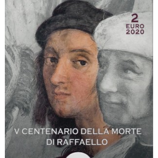 euroerme érme 2 Euro Vatikán 2020 - Raffaello Sanzio (Proof)