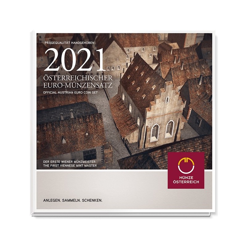 eurocoin eurocoins Austria 2021 set of coins (BU)