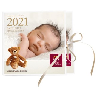 Euromince mince Rakúsko 2021 sada mincí baby (BU)