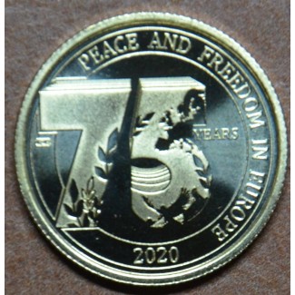 Euromince mince 2,5 Euro Belgicko 2020 - 75. výročie slobody (UNC)