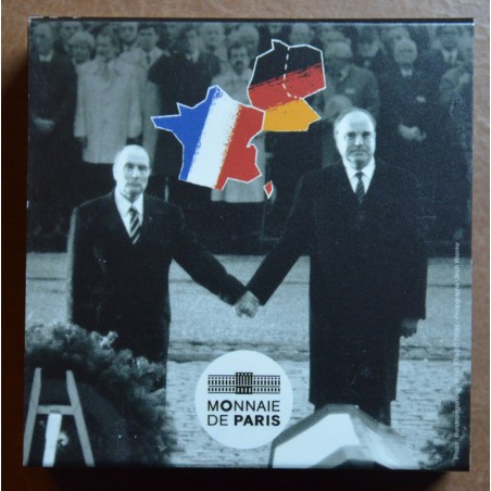 euroerme érme 10 Euro Franciaország 2020 - Mitterrand és Kohl (Proof)