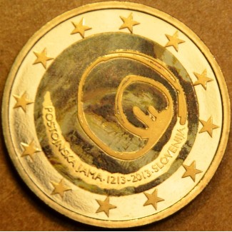 2 Euro Slovenia 2013 - 800th Anniversary of the First Visit of the Postojna Cave II. (colored UNC)