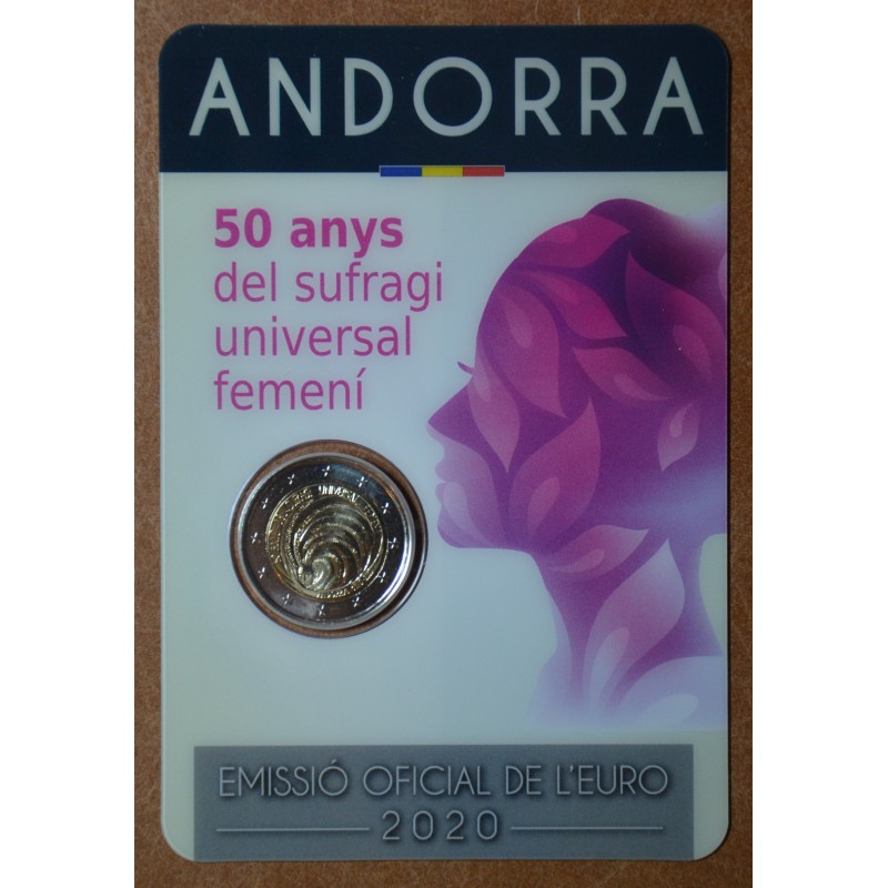 eurocoin eurocoins 2 Euro Andorra 2020 - Female Suffrage (BU)