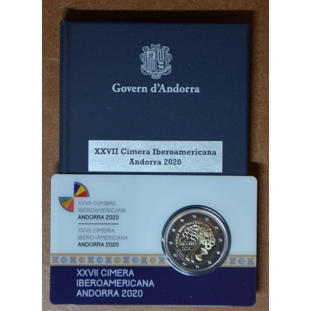 eurocoin eurocoins 2 Euro Andorra 2020 - Ibero-American Summit (Proof)