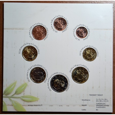 Euromince mince Fínsko 2020 sada 8 euromincí - Gratulácia (BU)