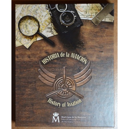 Euromince mince 5 x 1,5 Euro Španielsko 2020 História letectva 1. s...