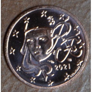 Euromince mince 2 cent Francúzsko 2021 (UNC)