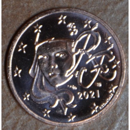 eurocoin eurocoins 1 cent France 2021 (UNC)