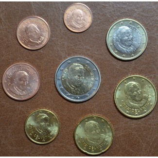 Euromince mince Vatikan 2013 sada 8 euromincí (UNC bez foldra)
