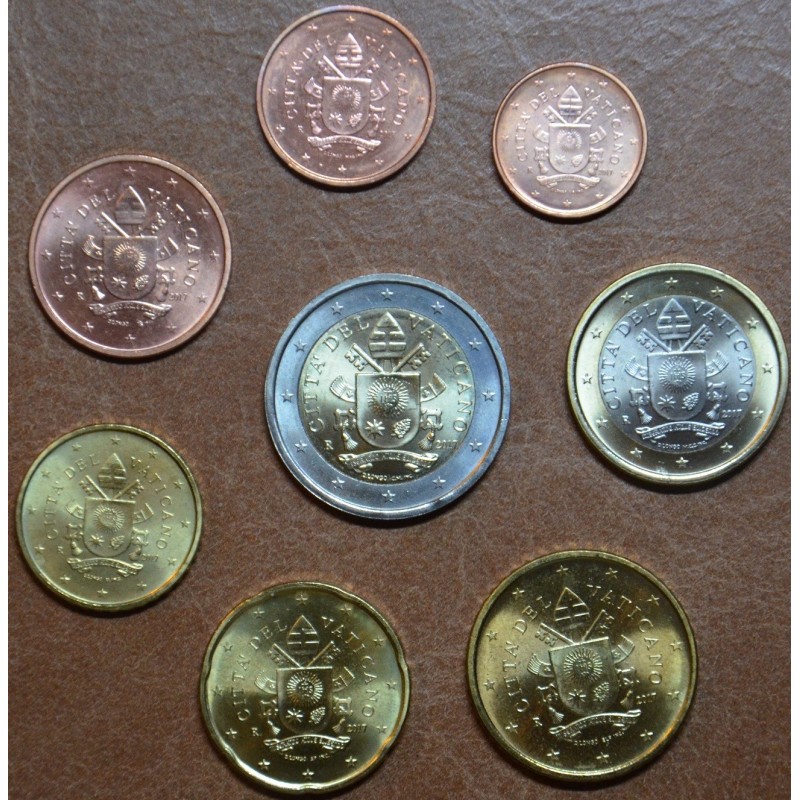eurocoin eurocoins Set of 8 eurocoins Vatican 2017 (UNC)