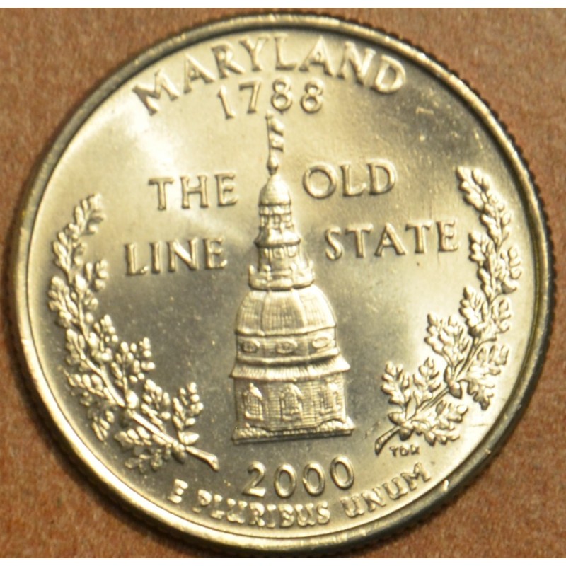 Euromince mince 25 cent USA 2000 Maryland \\"S\\" (Proof)