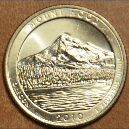 eurocoin eurocoins 25 cent USA 2010 Mount Hood \\"S\\" (Proof)