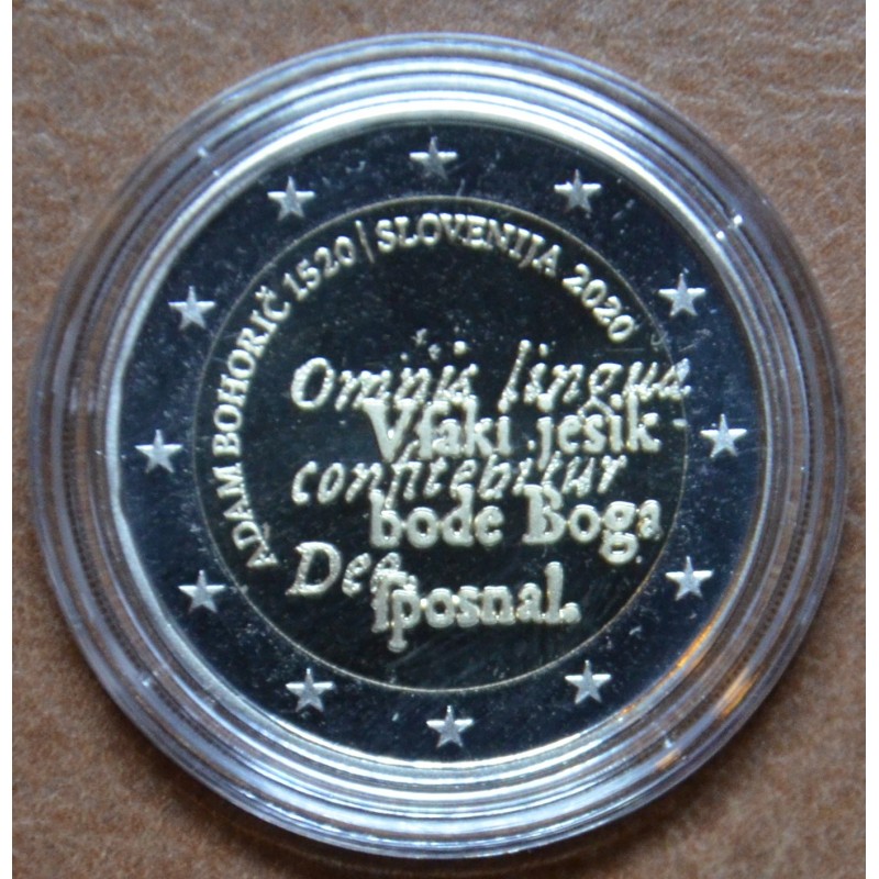 eurocoin eurocoins 2 Euro Slovenia 2020 -Adam Bohorič (Proof)