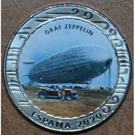 eurocoin eurocoins 5 x 1,5 Euro Spain 2020 Historia de la Aviacion ...