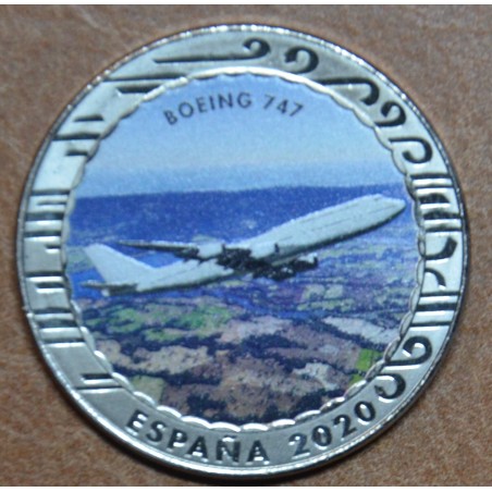 eurocoin eurocoins 5 x 1,5 Euro Spain 2020 Historia de la Aviacion ...