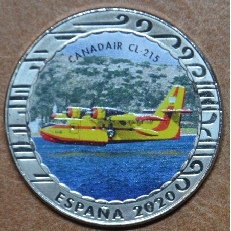 eurocoin eurocoins 5 x 1,5 Euro Spain 2020 Historia de la Aviacion ...