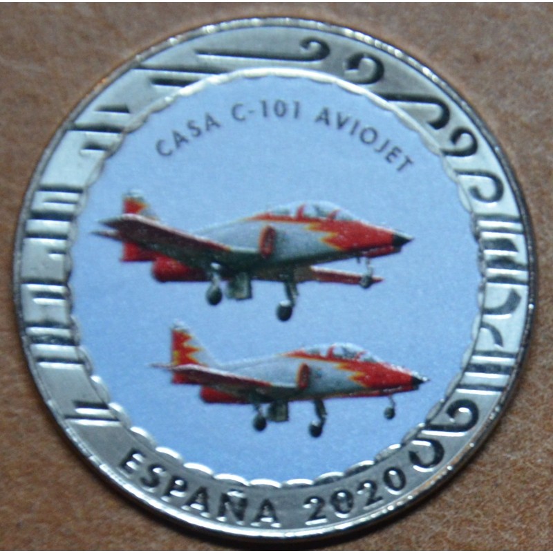 eurocoin eurocoins 5 x 1,5 Euro Spain 2020 Historia de la Aviacion ...