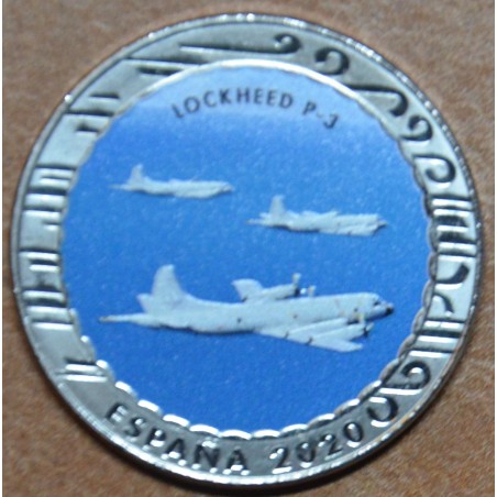 eurocoin eurocoins 5 x 1,5 Euro Spain 2020 Historia de la Aviacion ...