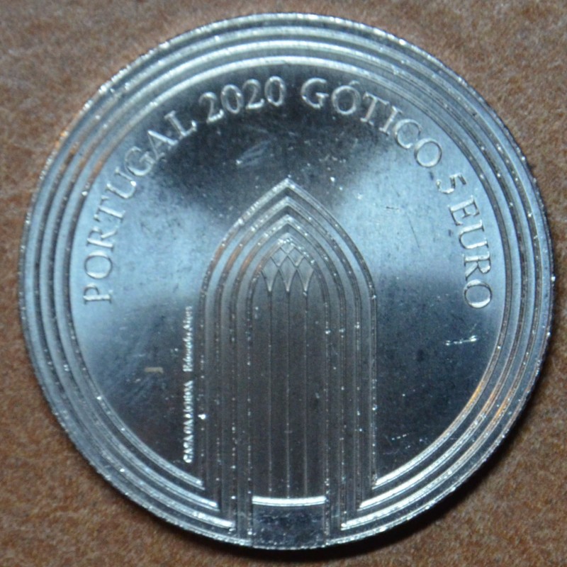 Euromince mince 5 Euro Portugalsko 2020 - Gotika (UNC)