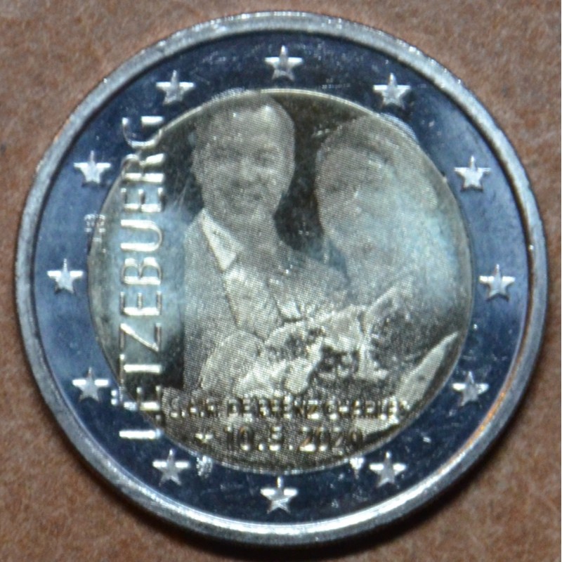 Euromince mince Poškodená 2 Euro Luxembursko 2020 - Narodenie princ...