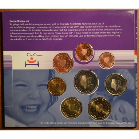 eurocoin eurocoins Set of 8 coins Netherlands 1999 (BU)