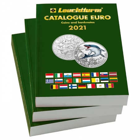 eurocoin eurocoins Leuchtturm Catalogue of Euro 2021 in English lang.