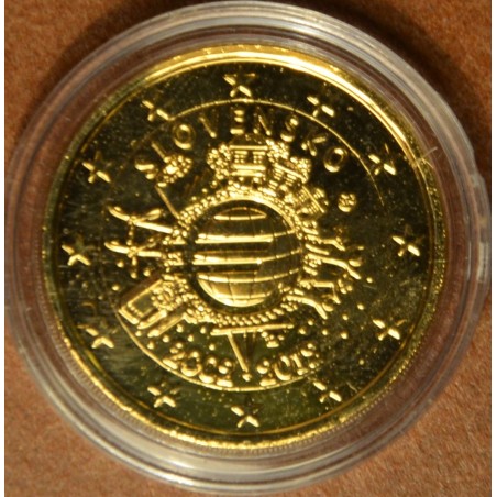 euroerme érme 2 Euro Szlovákia 2012 - Az Euro 10. évfordulója (aran...