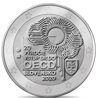 euroerme érme 2 Euro Szlovákia 2020 - Az OECD tagság 20. évfordulój...