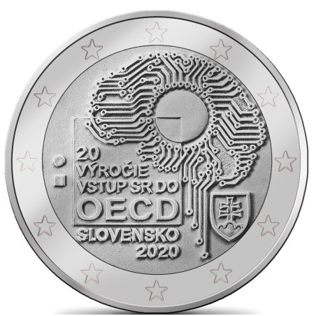 eurocoin eurocoins 2 Euro Slovakia 2020 - Accession to the OECD (si...