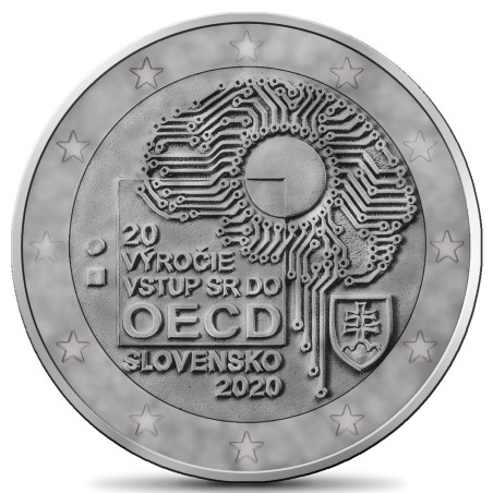 eurocoin eurocoins 2 Euro Slovakia 2020 - Accession to the OECD (an...