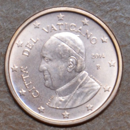 euroerme érme 2 cent Vatikán 2014 (BU)