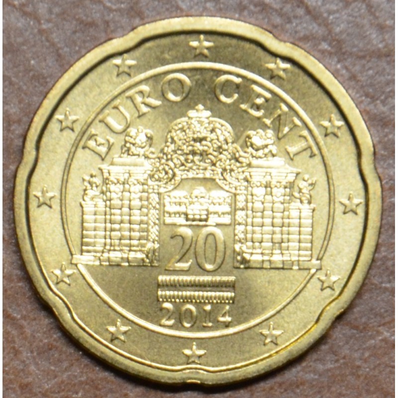 euroerme érme 20 cent Ausztria 2014 (UNC)
