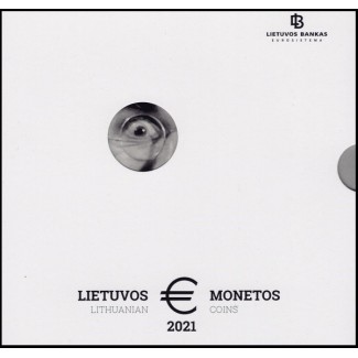 Euromince mince Litva 2021 sada 8 mincí (BU)
