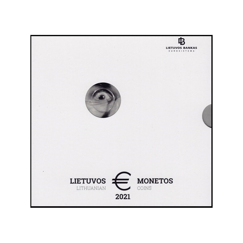 eurocoin eurocoins Lithuania 2021 set of 8 coins (BU)