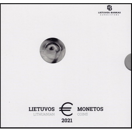 Euromince mince Litva 2021 sada 8 mincí (BU)